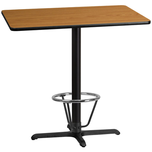 30x42 Natural Table-X-Base