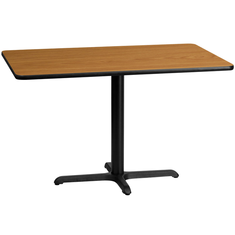 30x48 NA Laminate Table-X-Base