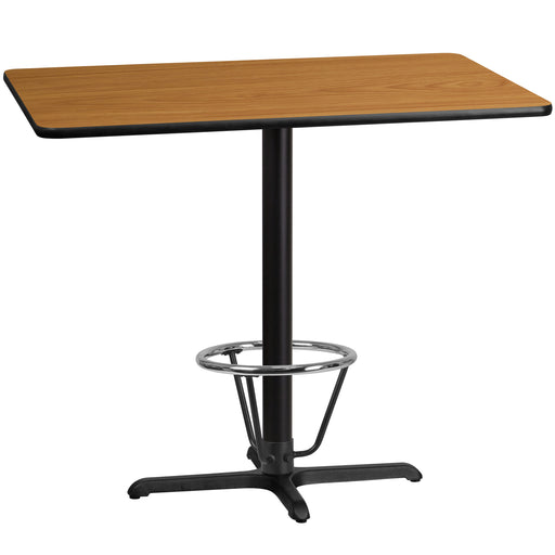30x48 Natural Table-X-Base