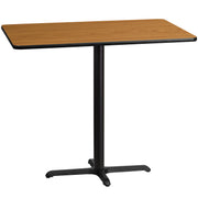 30x48 NA Laminate Table-X-Base