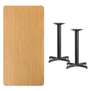 30x60 NA Laminate Table-X-Base