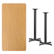 30x60 NA Laminate Table-X-Base