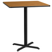 36SQ NA Laminate Table-X-Base