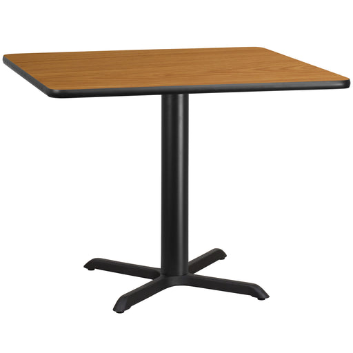 42SQ NA Laminate Table-X-Base