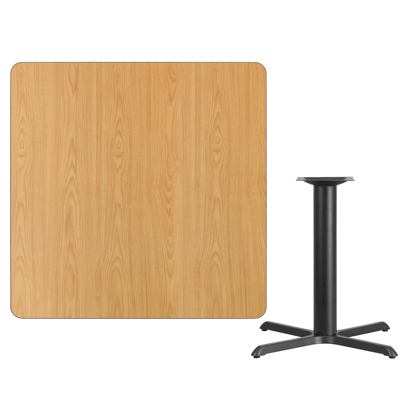 42SQ NA Laminate Table-X-Base