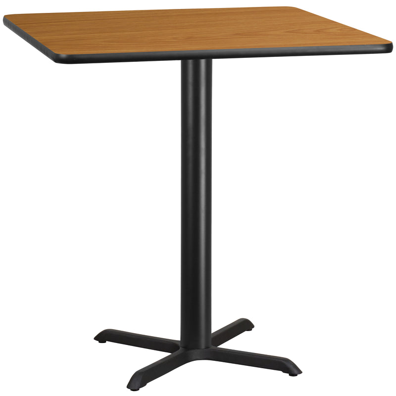 42SQ NA Laminate Table-X-Base