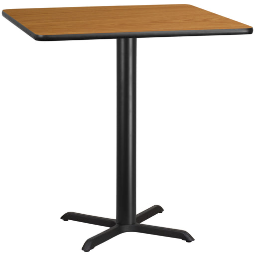 42SQ NA Laminate Table-X-Base