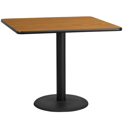 42SQ NA Laminate Table-RD Base