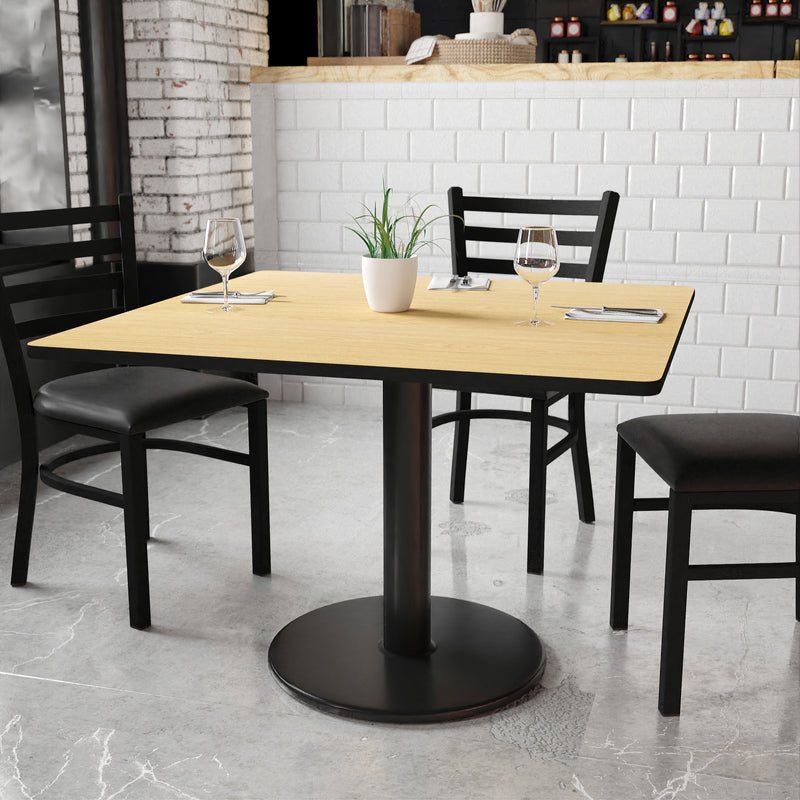 42SQ NA Laminate Table-RD Base