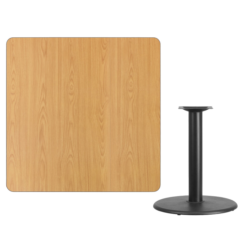 42SQ NA Laminate Table-RD Base