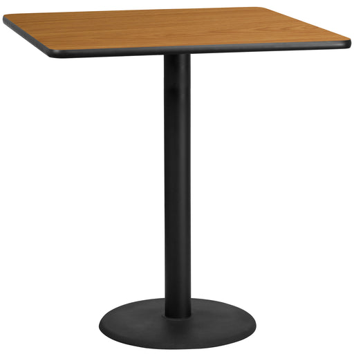 42SQ NA Laminate Table-RD Base