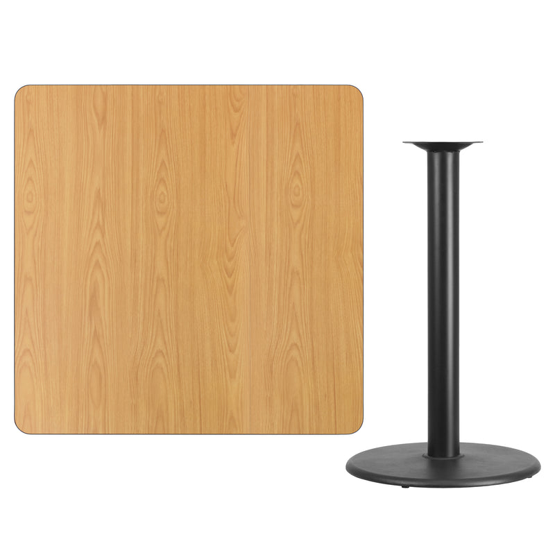 42SQ NA Laminate Table-RD Base