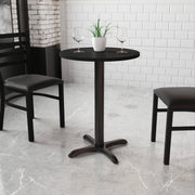 24RD Black Table-22x22 X-Base