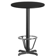 24RD Black Table-22x22 X-Base