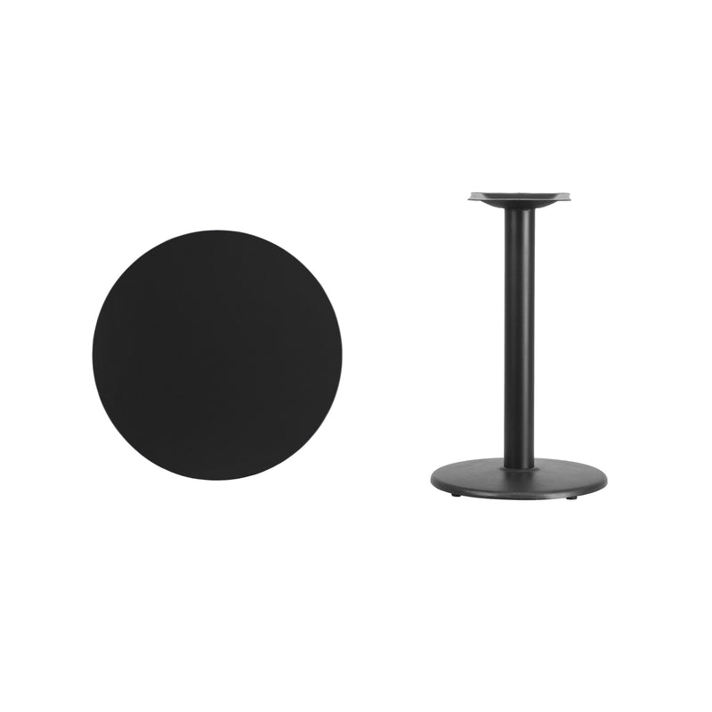 24RD Black Table-18RD Base