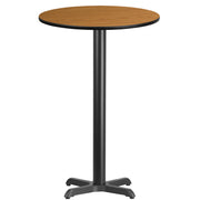 24RD NA Laminate Table-X-Base