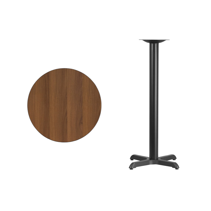 24RD WA Laminate Table-X-Base