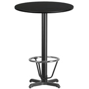 30RD Black Table-22x22 X-Base