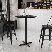 30RD Black Table-22x22 X-Base