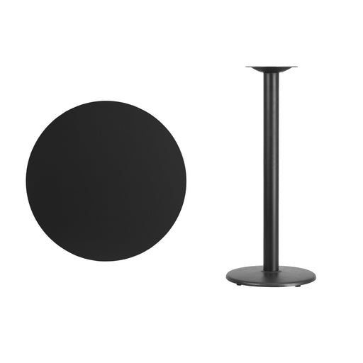 30RD Black Table-18RD Base