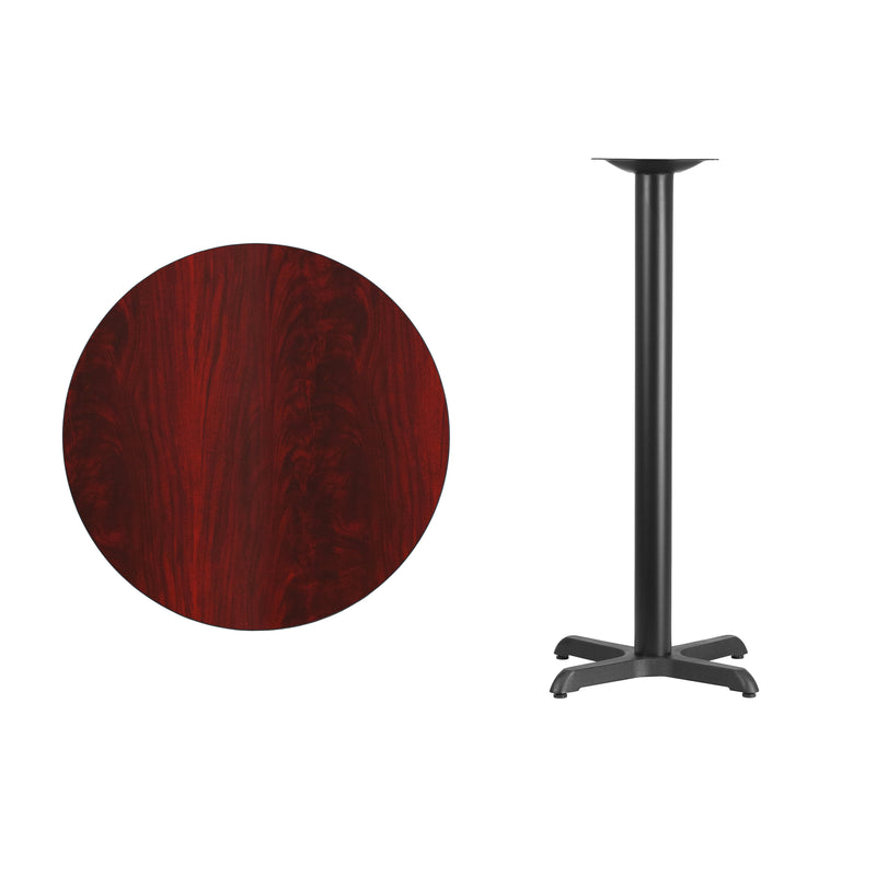 30RD MA Laminate Table-X-Base