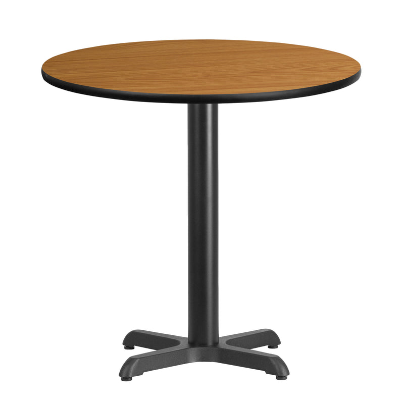 30RD NA Laminate Table-X-Base