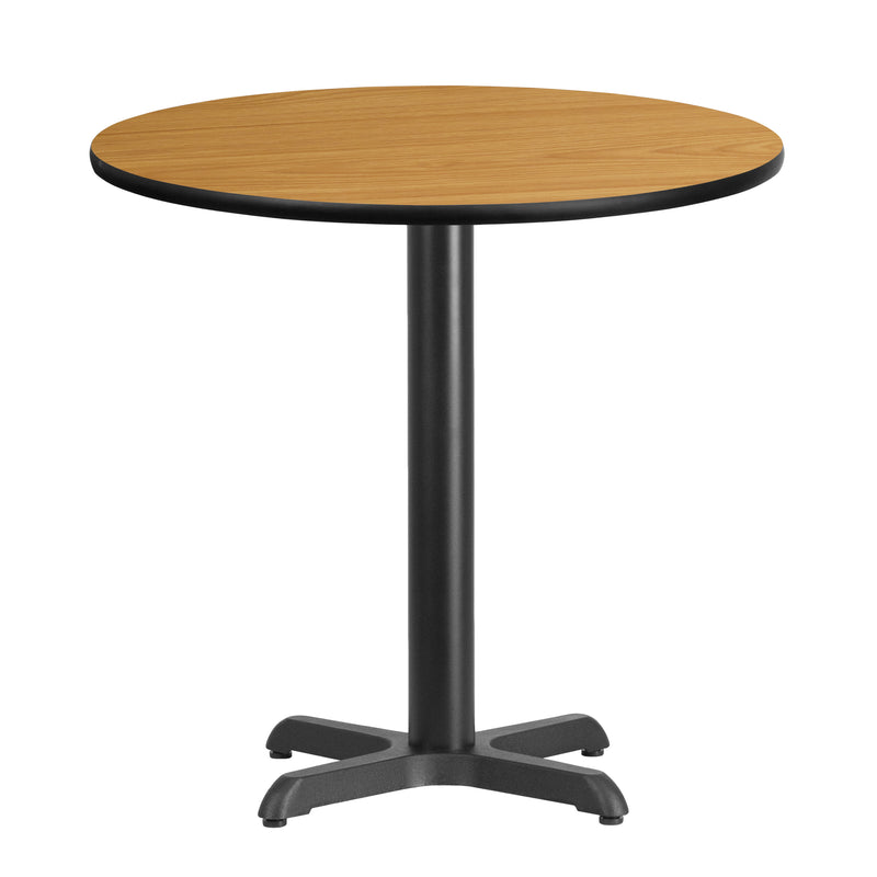 30RD NA Laminate Table-X-Base