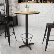 30RD Natural Table-X-Base