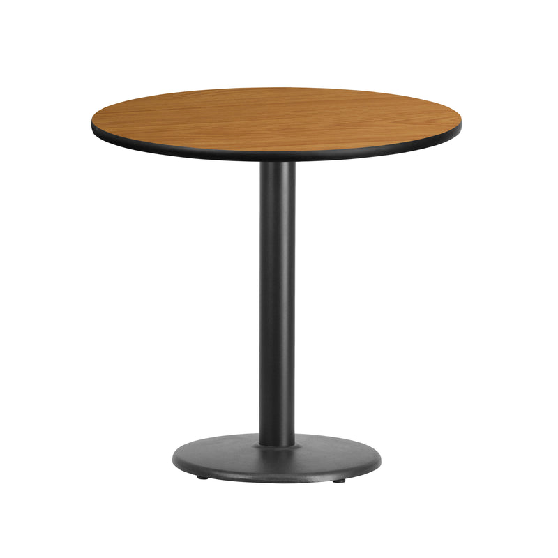 30RD NA Laminate Table-RD Base