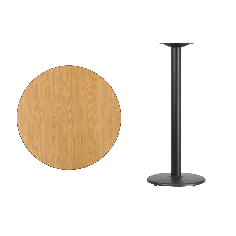 30RD NA Laminate Table-RD Base