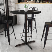 36RD Black Table-30x30 X-Base
