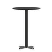 36RD Black Table-30x30 X-Base