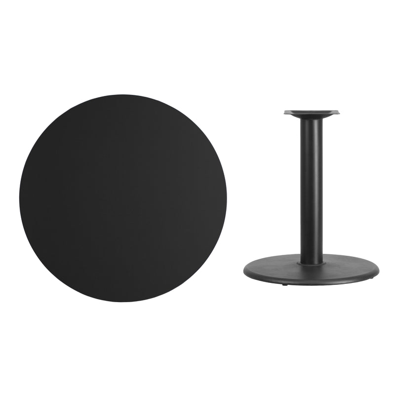 36RD Black Table-24RD Base