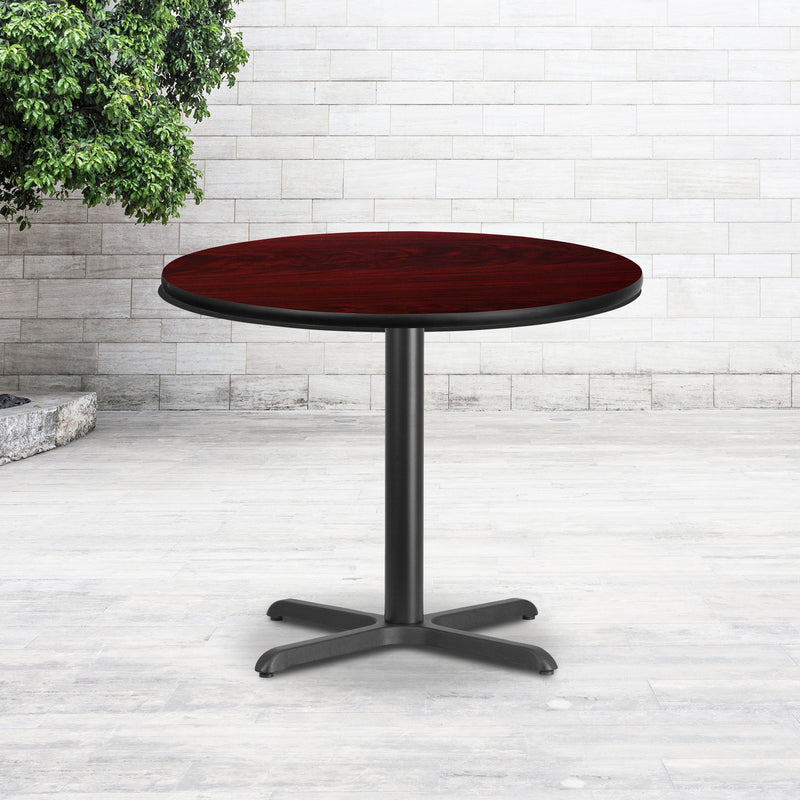36RD MA Laminate Table-X-Base