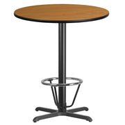36RD Natural Table-X-Base