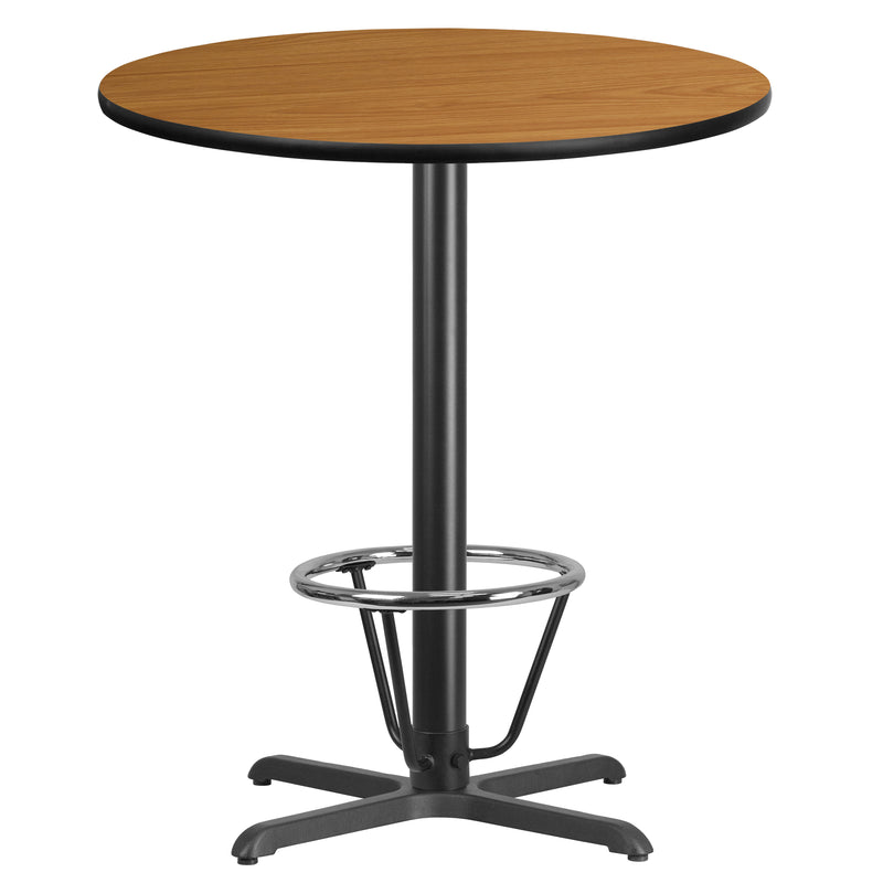 36RD Natural Table-X-Base