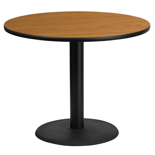 36RD NA Laminate Table-RD Base