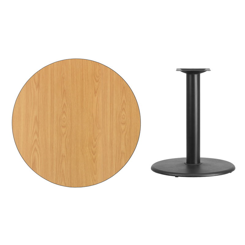 36RD NA Laminate Table-RD Base