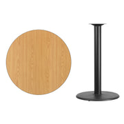 36RD NA Laminate Table-RD Base