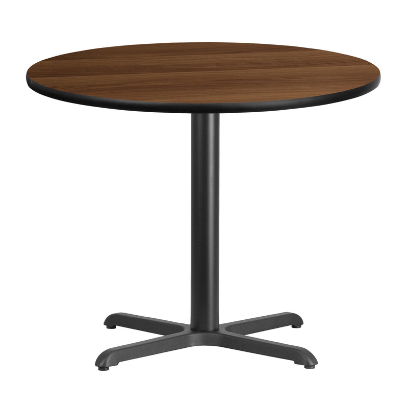 36RD WA Laminate Table-X-Base