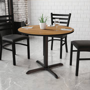 36RD WA Laminate Table-X-Base