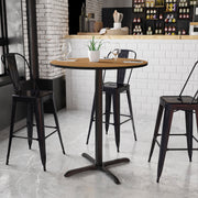 36RD WA Laminate Table-X-Base