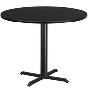 42RD Black Table-33x33 X-Base