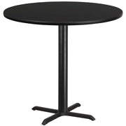 42RD Black Table-33x33 X-Base