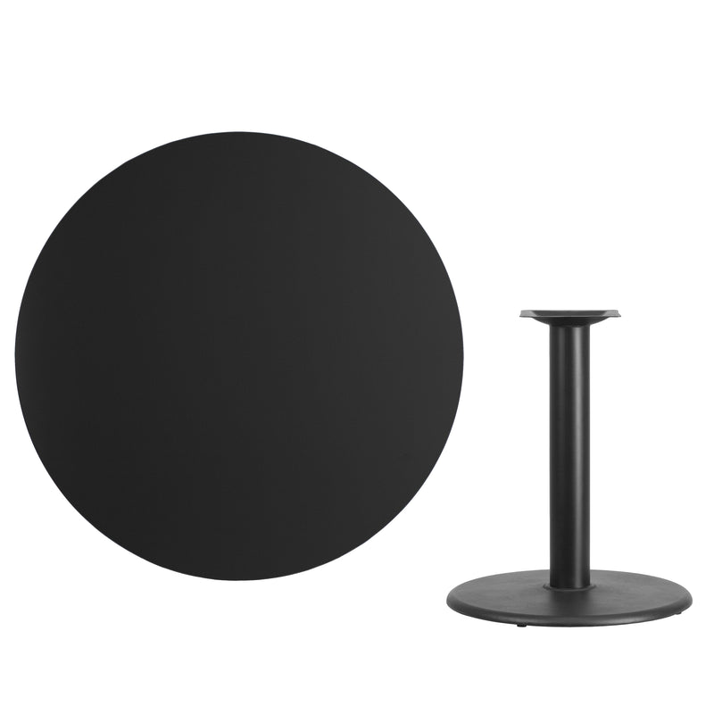 42RD Black Table-24RD Base