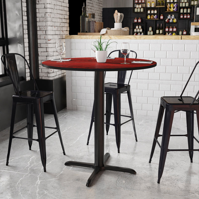 42RD MA Laminate Table-X-Base