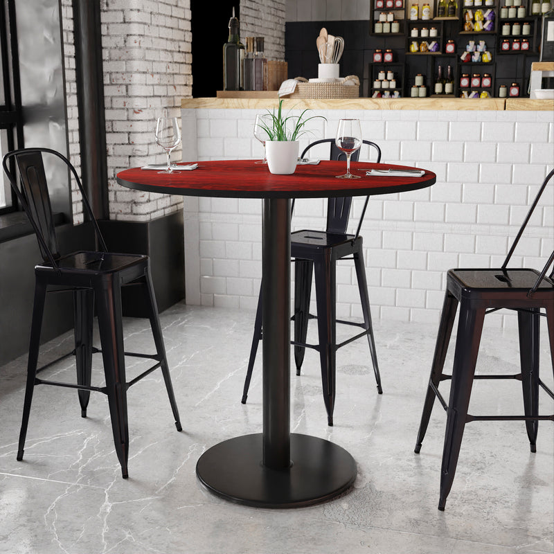 42RD MA Laminate Table-RD Base