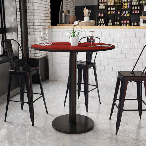 42RD MA Laminate Table-RD Base