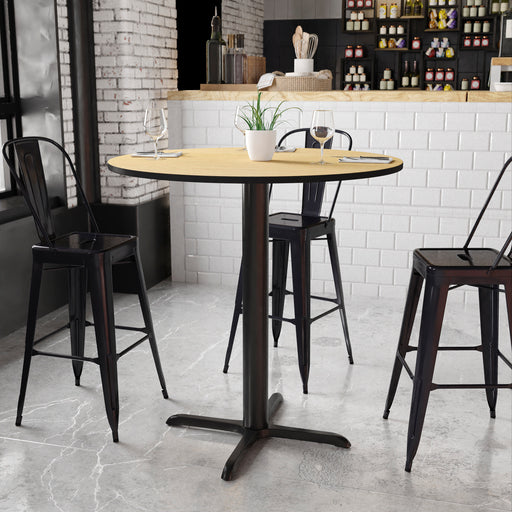 42RD NA Laminate Table-X-Base