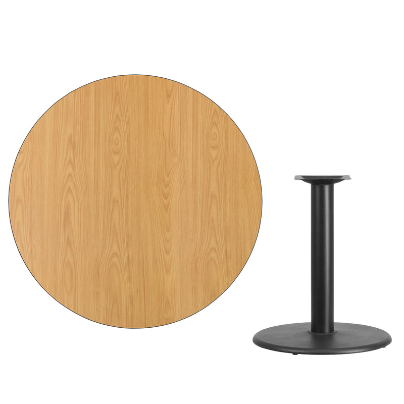 42RD NA Laminate Table-RD Base